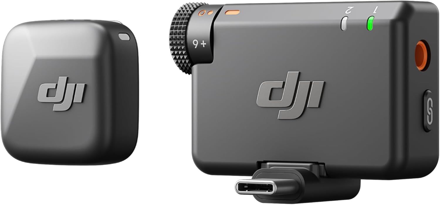 DJI Mic Mini (1 TX + 1 RX),microfono lavalier