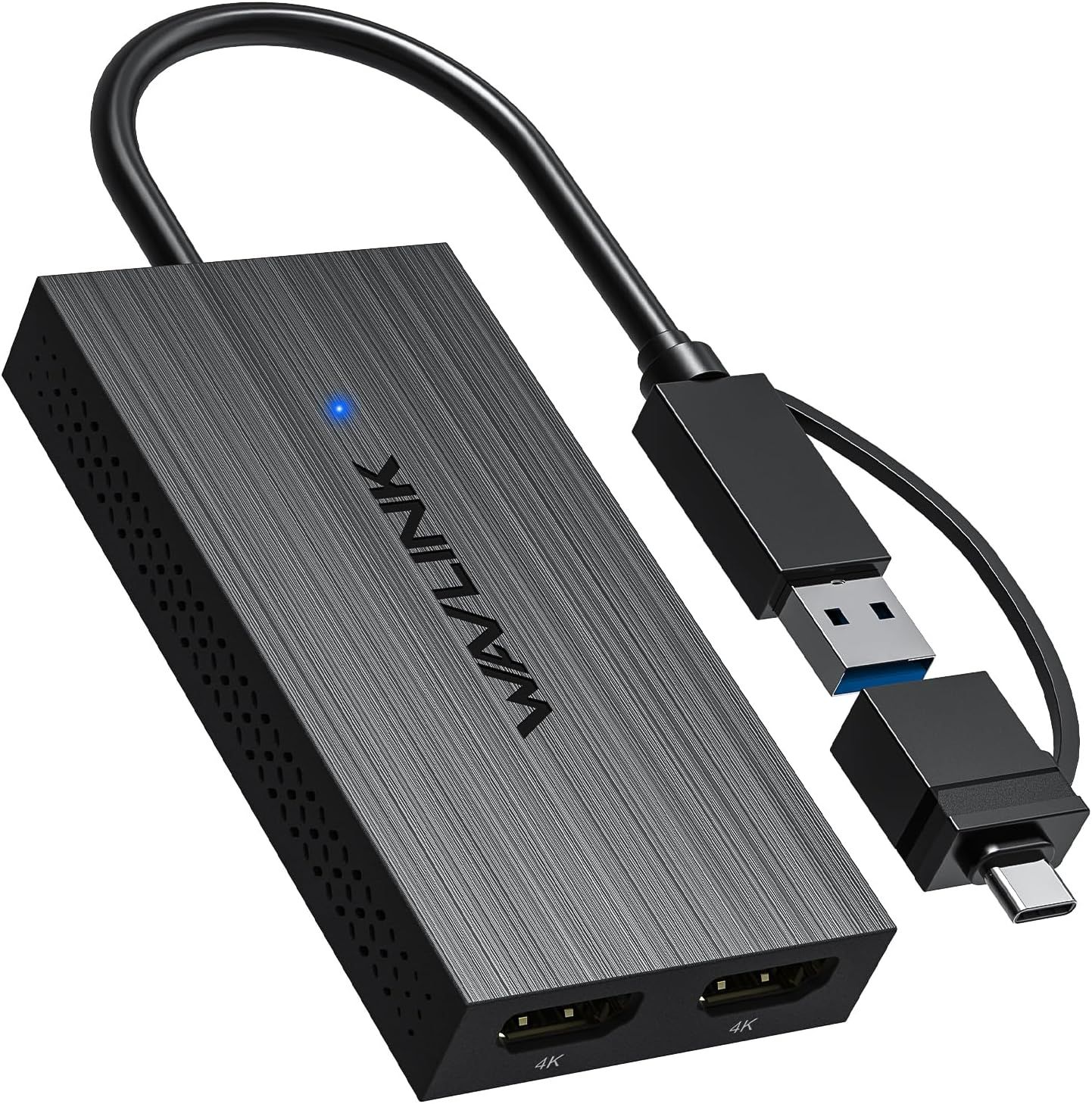 WAVLINK Adattatore USB-C a Doppio HDMI 4K